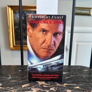 Air Force One Harrison Ford VHS Tape - 1997 Action Thriller Film